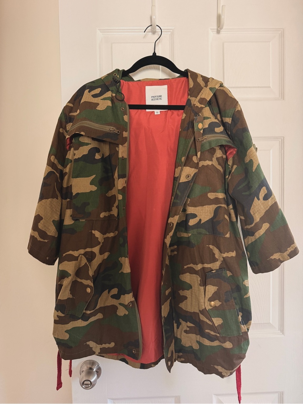 Profound Aesthetic Camo Poncho Jacket